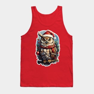 Owl i want for christmas Tank Top